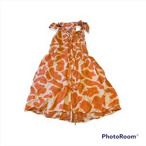 Loft semi sheer mini dress